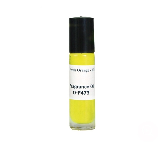 Fresh Orange Fragrance Oil 1/3 Oz Glass Roll-On Bottle - Picture 2 of 6